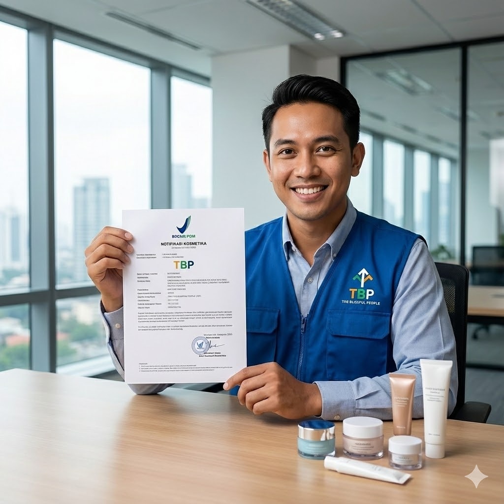 인도네시아 화장품 BPOM 정식 등록 허가증 발급 성공