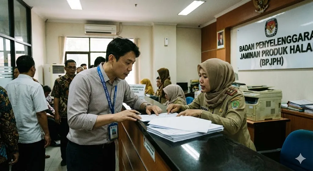 인도네시아 현지 법인 직원의 관공서 직접 방문 및 문제 해결