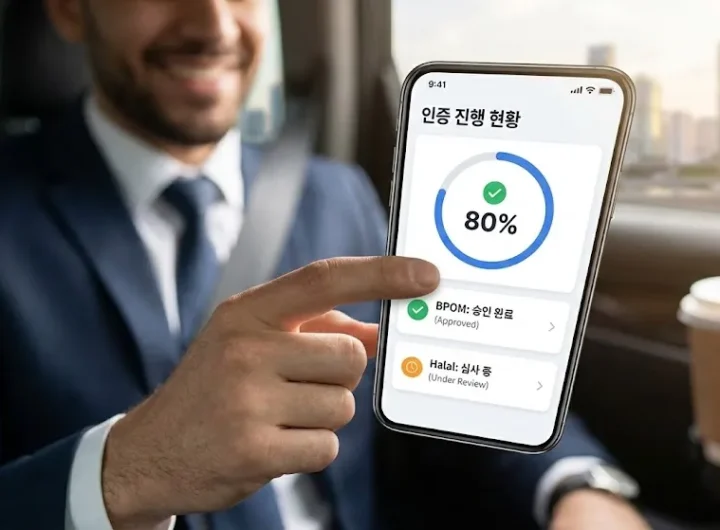 인도네시아 인증 진행 상황 실시간 모니터링 및 투명한 공유