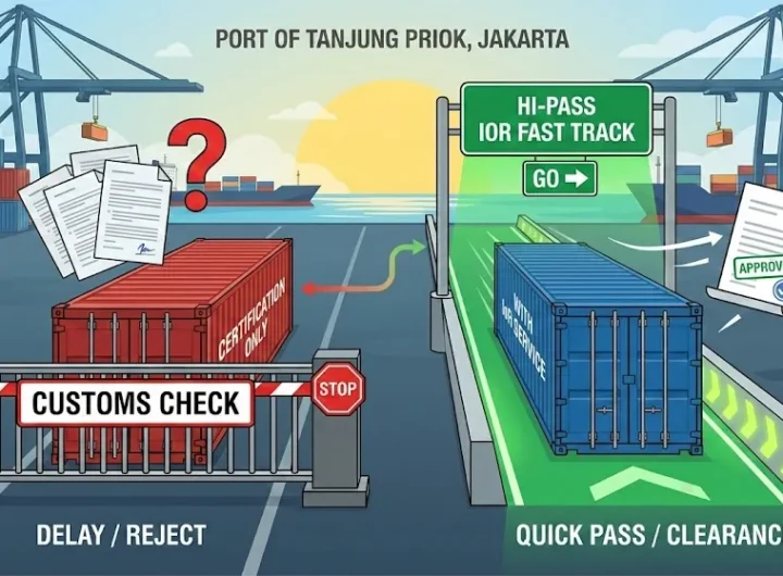 인도네시아 수출 통관을 위한 수입 대행 IoR 서비스 필요성