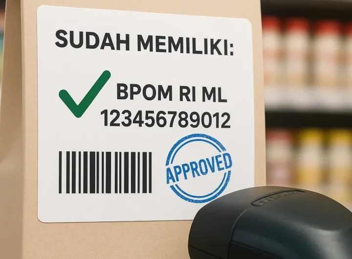 인도네시아 수출 제품 라벨 필수 표기 사항 BPOM 번호