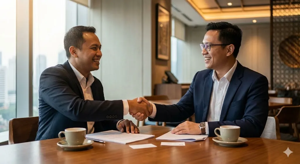 인도네시아 할랄 심사관과 현지 법인 직원의 전문적인 네트워크